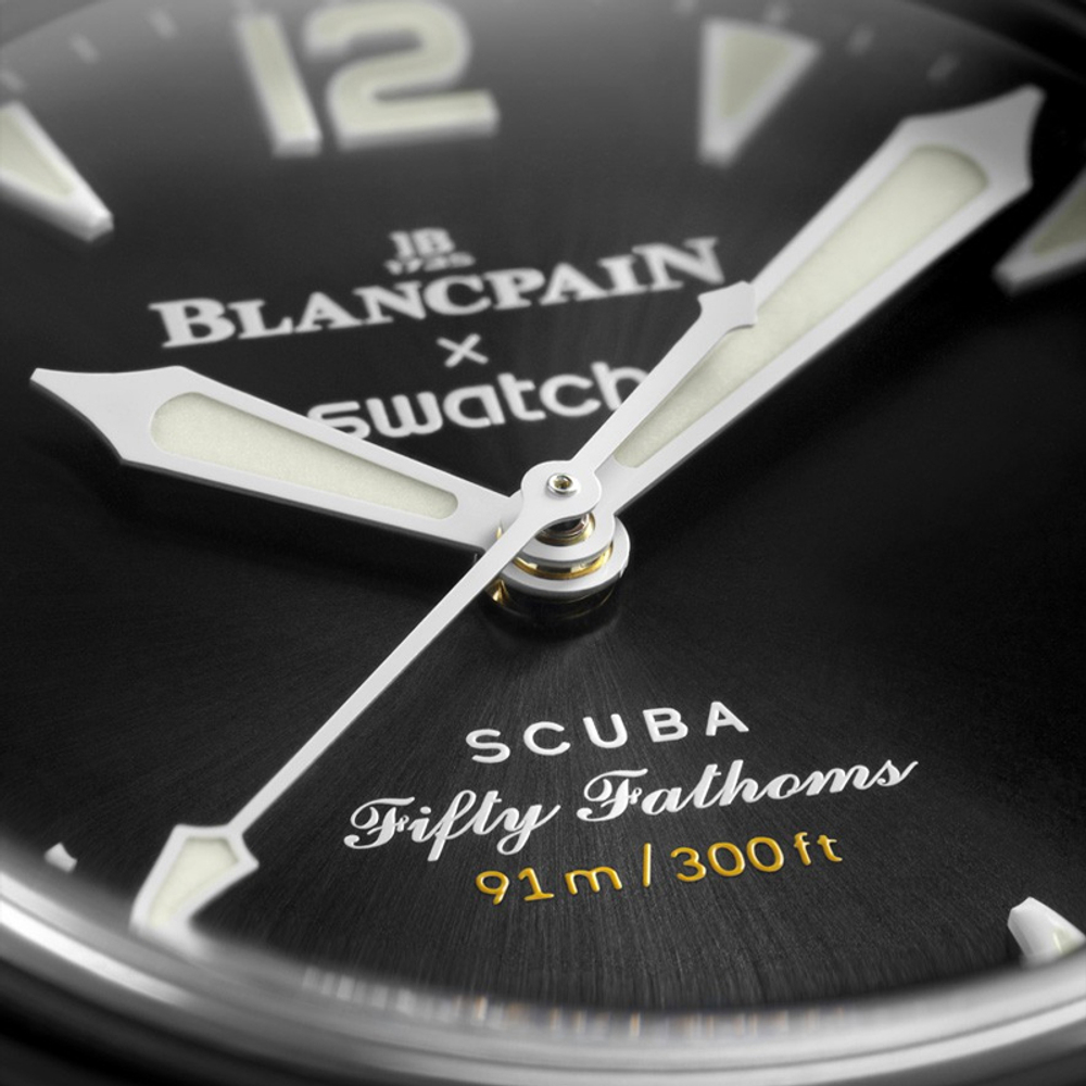 SWATCH Men FIFTY FATHOMS Black Watch SO35B400