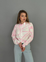 Блузка женская с принтом М-1352