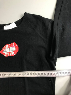 Футболка Твое с длинным рукавом укороченная, маркировка М, 46 размер