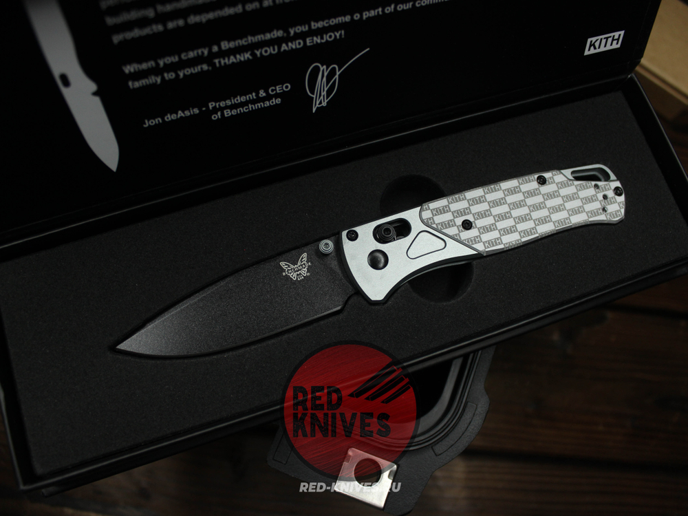 Нож Benchmade 535 KITH CUSTOM A+++ - среая рукоять, алюминий