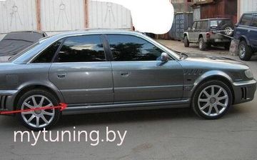 Молдинги на низ дверей для Audi 100c4
