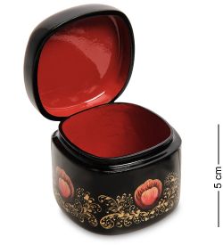 Народные промыслы ШК-30/ 69 Шкатулка «Павлиний глаз» исп. Тихомирова