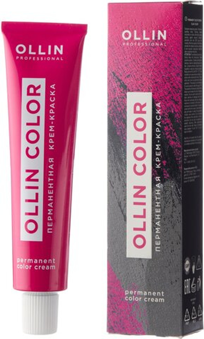 OLLIN COLOR 4/4 шатен медный 60мл Перманентная крем-краска для волос