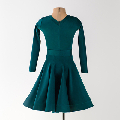 Standart 4-01-27-С | Рейтинговое платье годе для спортивно-бальных танцев | Vasileva Dance