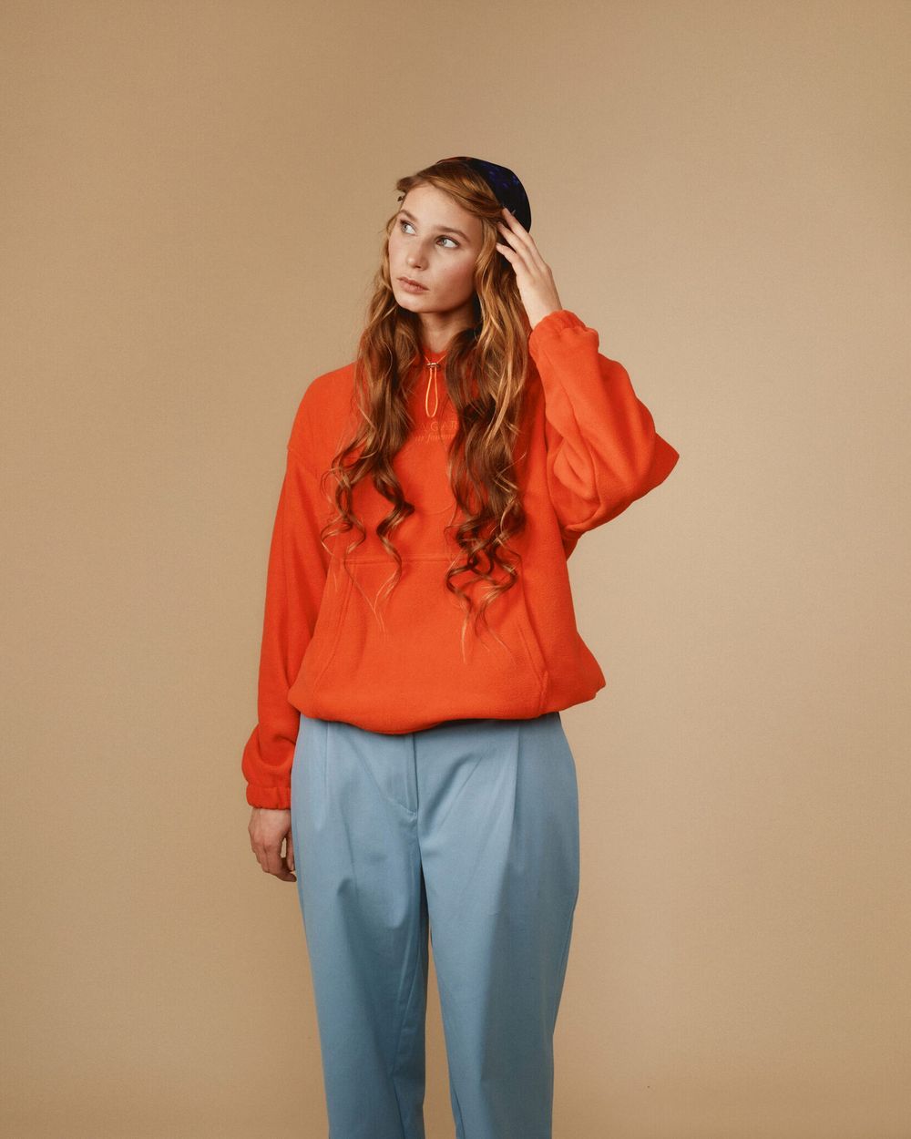 Худи Called a Garment  Wrap Женский оранжевый неон