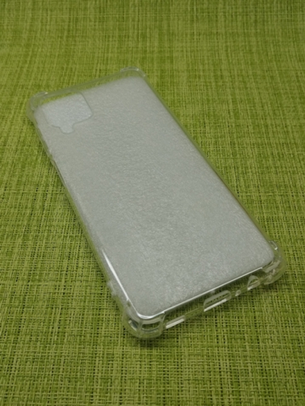 Samsung Galaxy M12 (SM-M127F) / Чехол (накладка-бампер) с защитой углов противоударный (прозрачный)