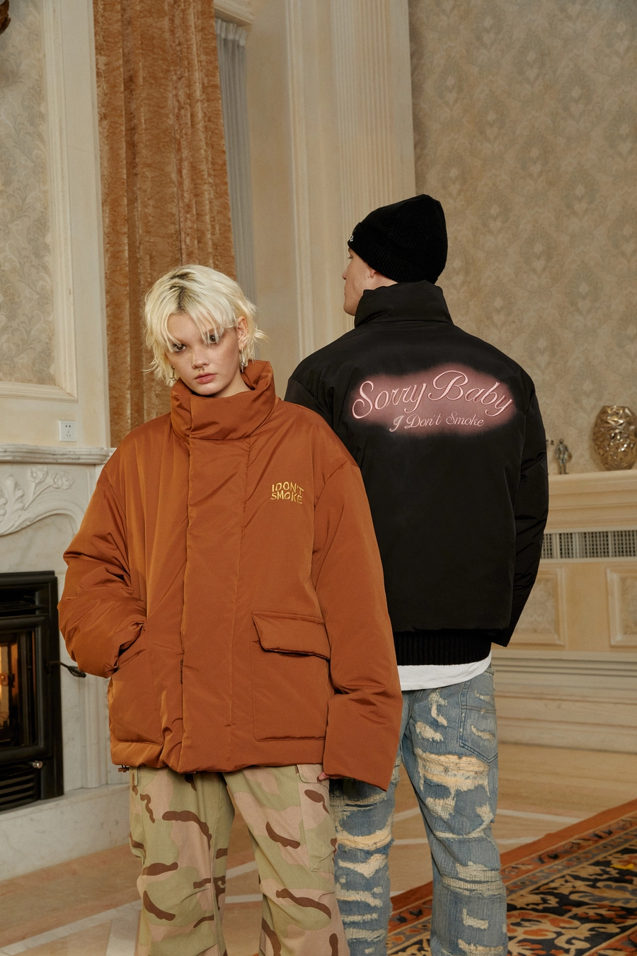 Пуховик DONSMOKE "Sorry Baby" Puffer Jacket