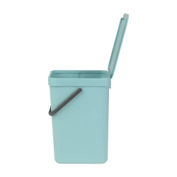 Brabantia Контейнер для мусора Sort & Go 12л мятный