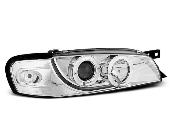 Передние фары angel eyes chrome для Subaru Impreza I