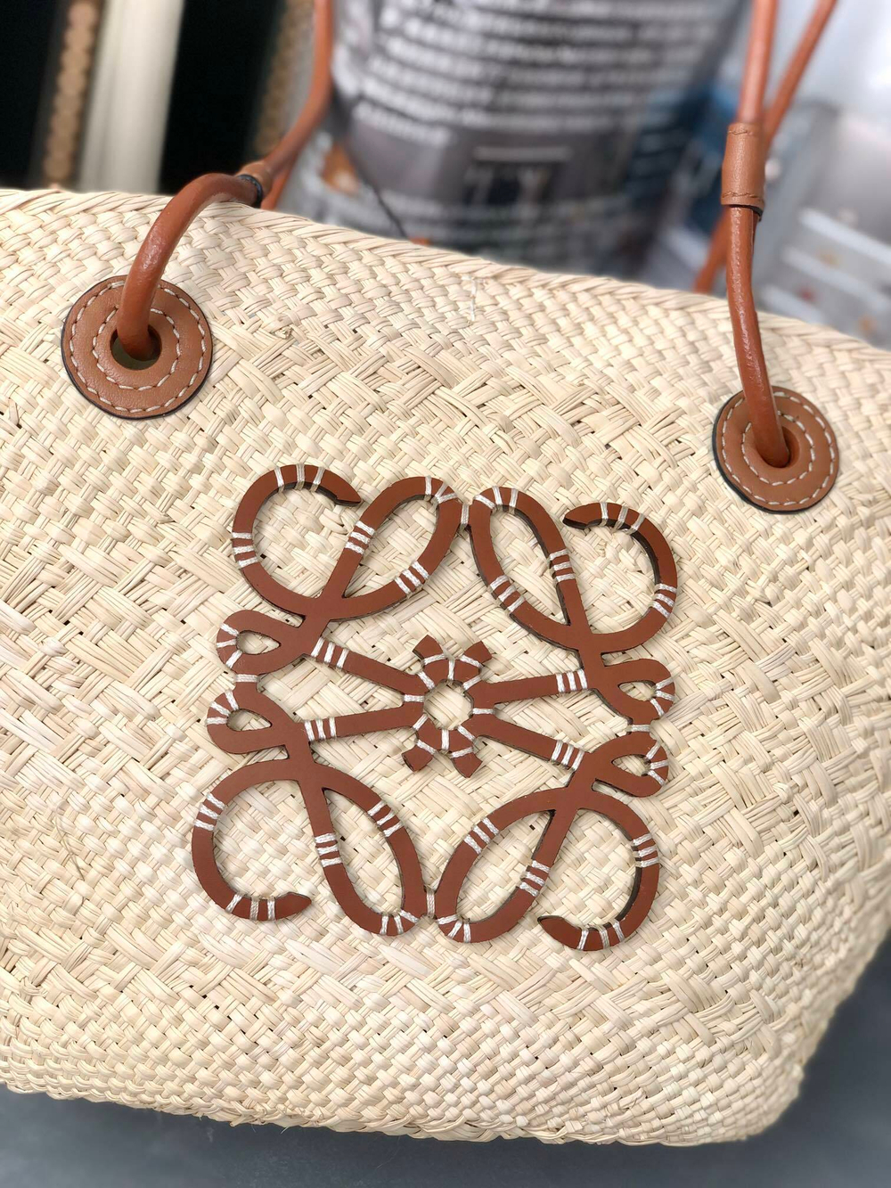 Loewe Small Anagram Basket Bag