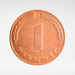 Germany, 1 Pfennig, 1966, (Karlsruhe Mint - "G"), VF