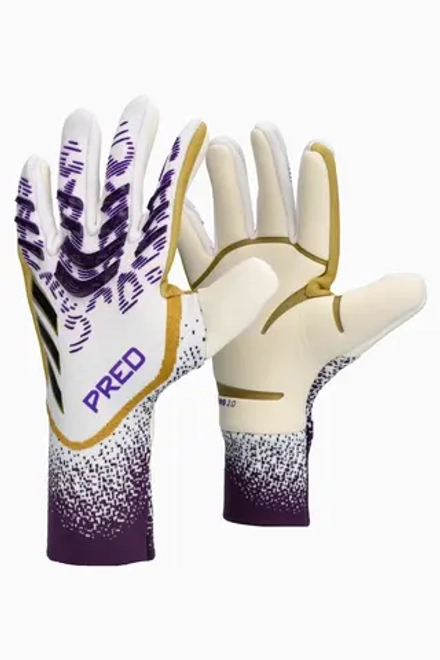 Вратарские перчатки adidas Predator Pro - белый