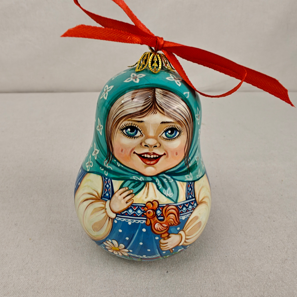 Матрешка "Аленка"( ручная роспись Палех)