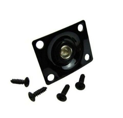 Гнездо подключения гитарное Jack 6,35 квадратное черное