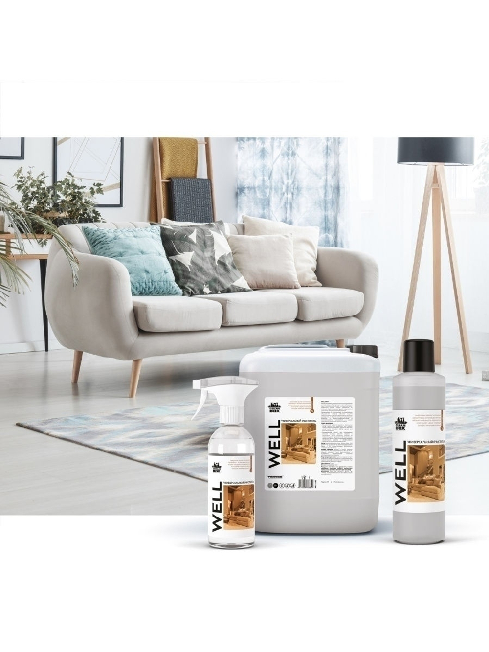ОЧИСТИТЕЛЬ CLEANBOX WELL УНИВЕРСАЛЬНЫЙ 0,5КГ/0,5Л ТРИГГЕР