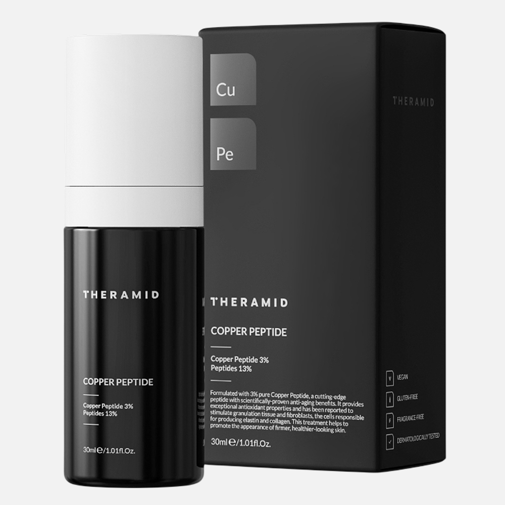 THERAMID Anti-aging 3% Pure Copper Peptide Treatment Сыворотка с медными пептидами для стимуляции коллагена, 30 мл