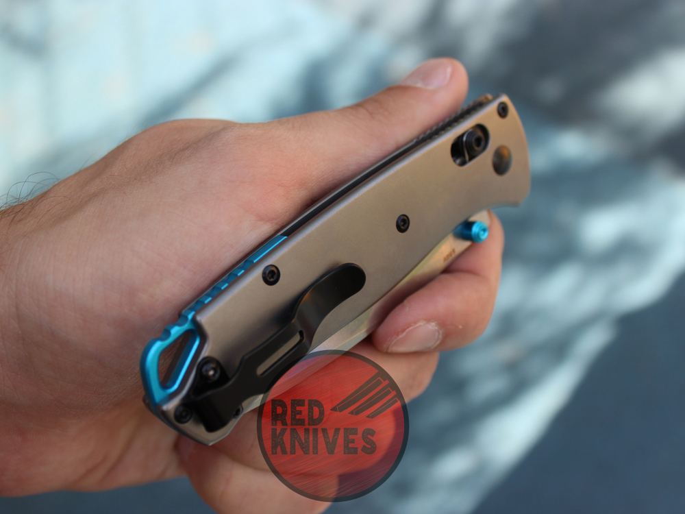 Нож Benchmade 535 Bugout Титановый (на подшипниках) BMCU535-SS-20CV-Ti