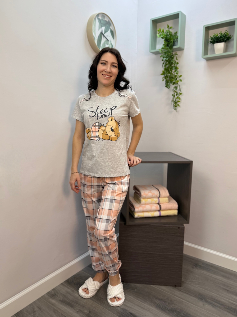 Пижама женская "900 92 10 К.П" брюки (Р 72)