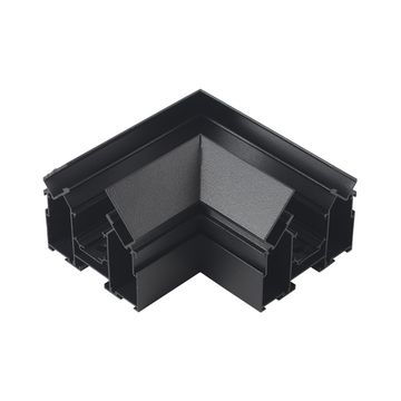 Угол соединительный для встраиваемого магнитного трека в натяжной ПВХ потолок CLT 0.234 01 BL чёрный Space Crystal Lux