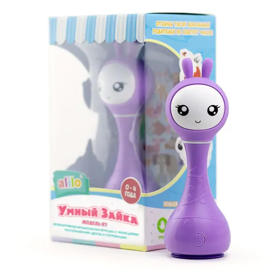 Музыкальная игрушка Alilo Умный зайка Фиолетовый