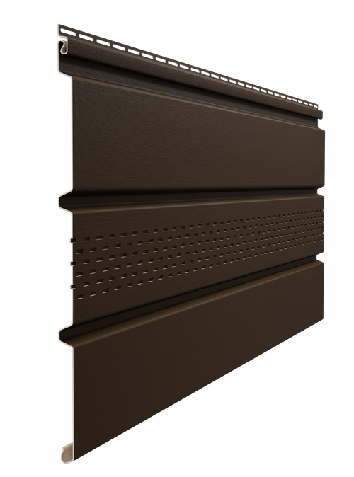 Docke STANDARD Софит с центральной перфорацией (Шоколад)
