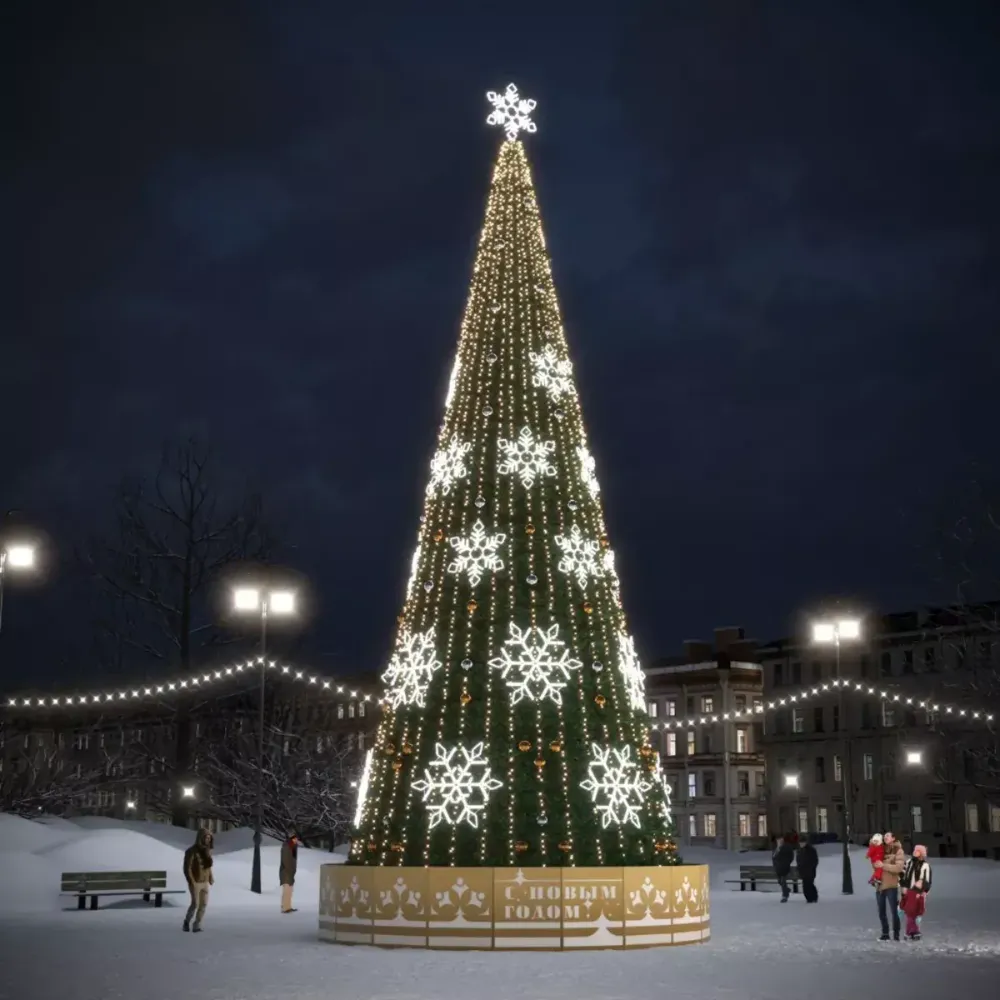 Светодиодная Снежинка