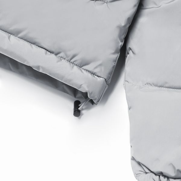 Пуховик BASIC Светло-Серый - фото 3