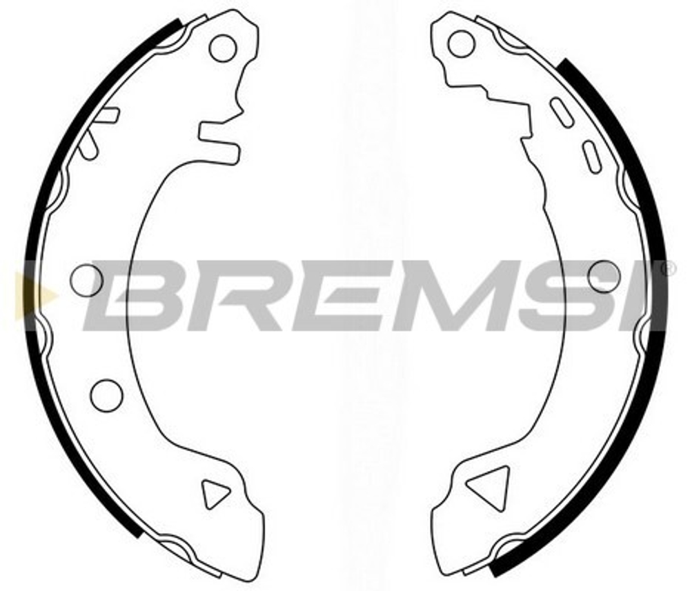 BREMSI - GF0418-BMS - Brake Shoe Set