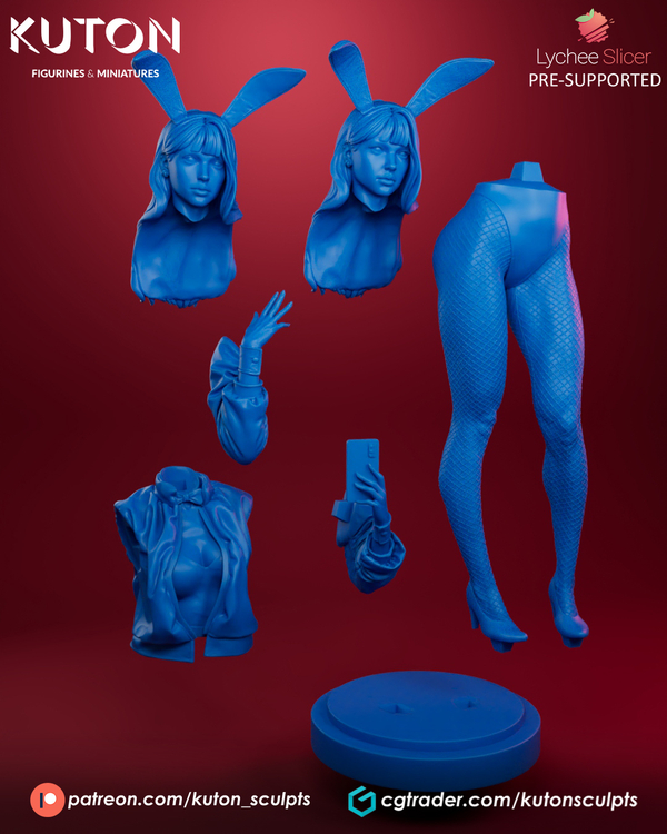 Фумико зайка Fumiko bunny girl Фигурка