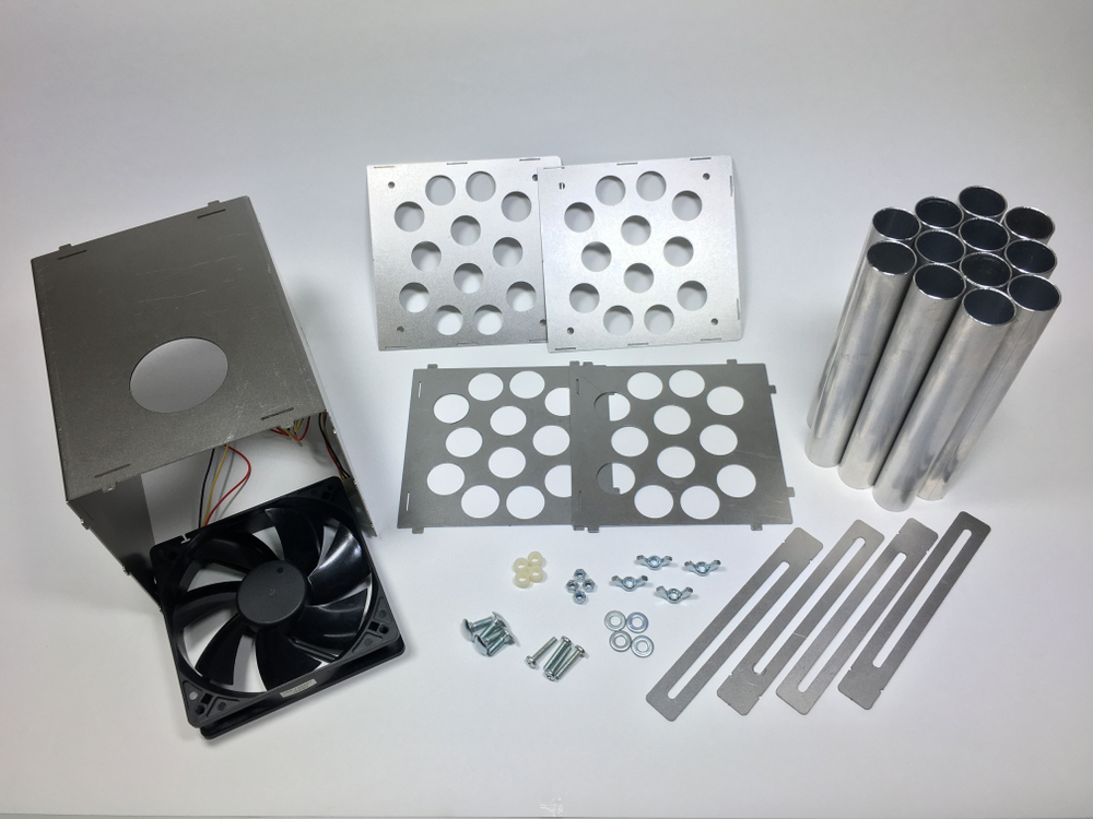 Теплообменник "Ротан" с вентилятором в помещение/палатку