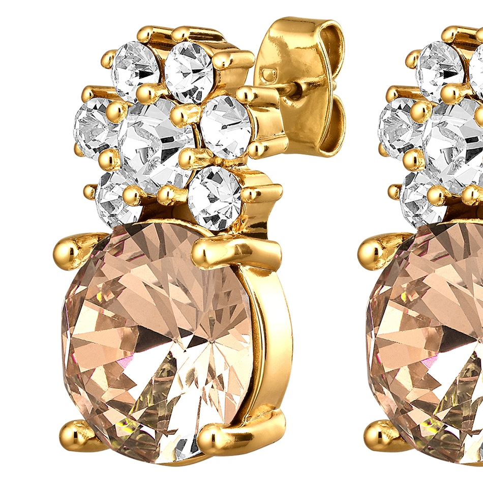 Серьги Dyrberg Kern BECKIA SG GOLDEN / CRYSTAL 460068