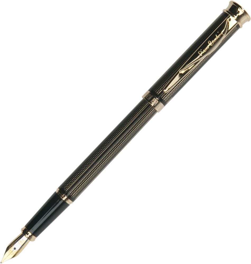 Перьевая ручка Pierre Cardin TRESOR PC1001FP-03G латунь и позолота с гравировкой в подарочной упаковке