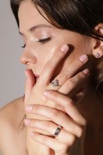 Кольцо Crystal Drop с горным хрусталем