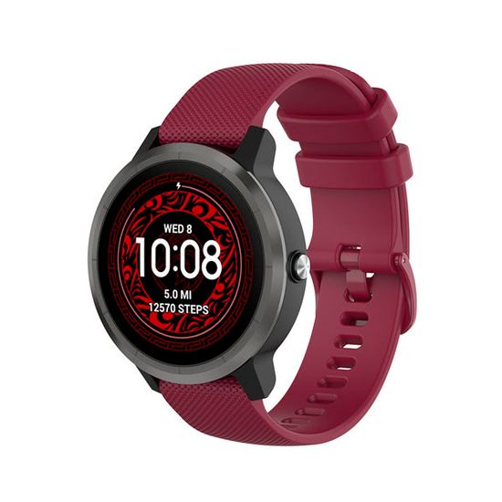 Ремешок 20 мм для Garmin Forerunner 55/245/645, Venu, Venu Sq, Venu 2 Plus, Vivoactive 3, Vivomove быстросъемный пряжка в цвет (Quick Release)