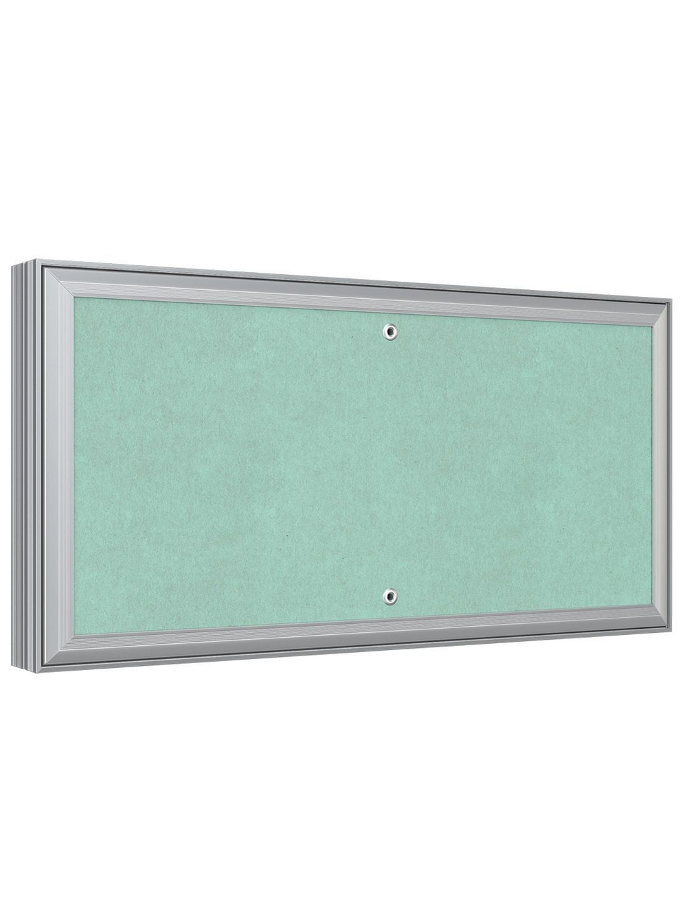 Люк ревизионный D Ceramo Base 400х200 скрыт.монтаж съемный алюминий EVECS