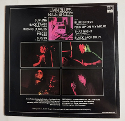 Винтажная виниловая пластинка LP Livin Blues Blue Breeze (Holland 1976)