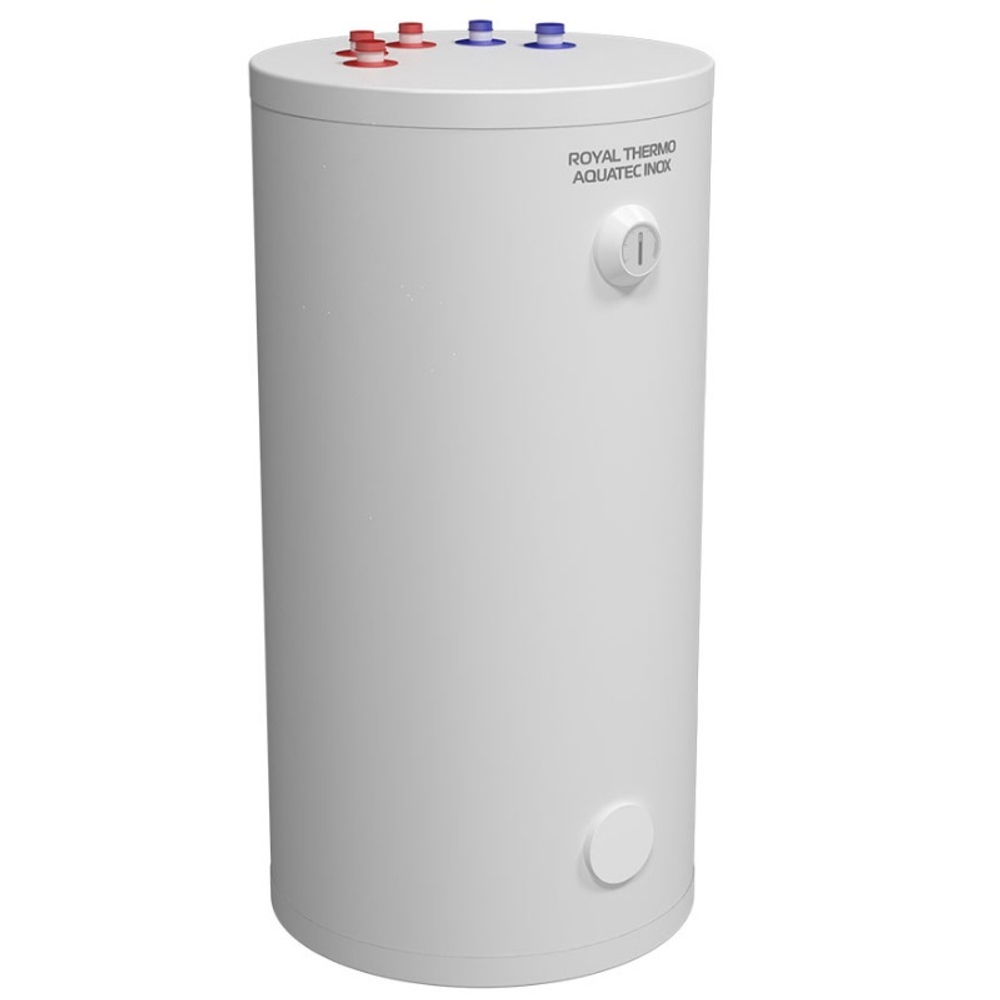 Бойлер косвенного нагрева Royal Thermo AQUATEC INOX-T 150 (150 л.) (30 кВт) напольный, нерж. сталь