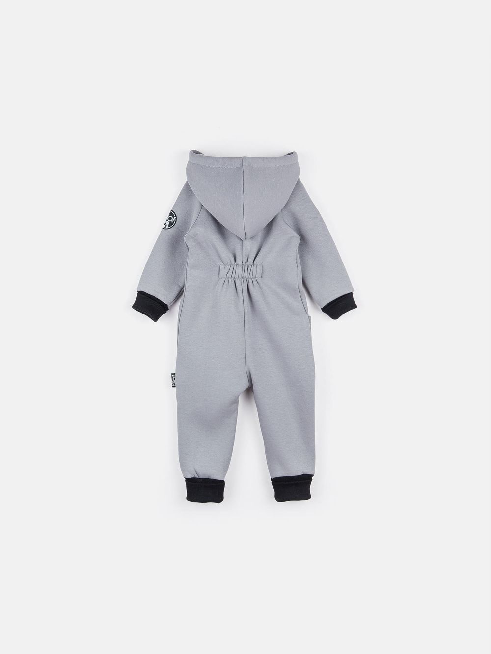 Комбинезон с капюшоном и накладным карманом "Жемчуг"