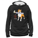 Толстовка "Рыжий  Стафф любит людей"