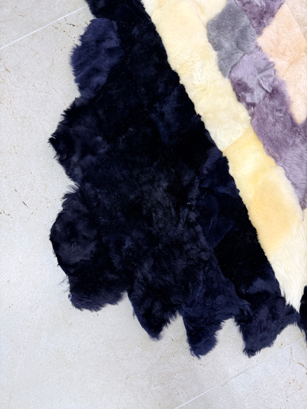 Меховой Коврик прикроватный накидка на кресло из овчины