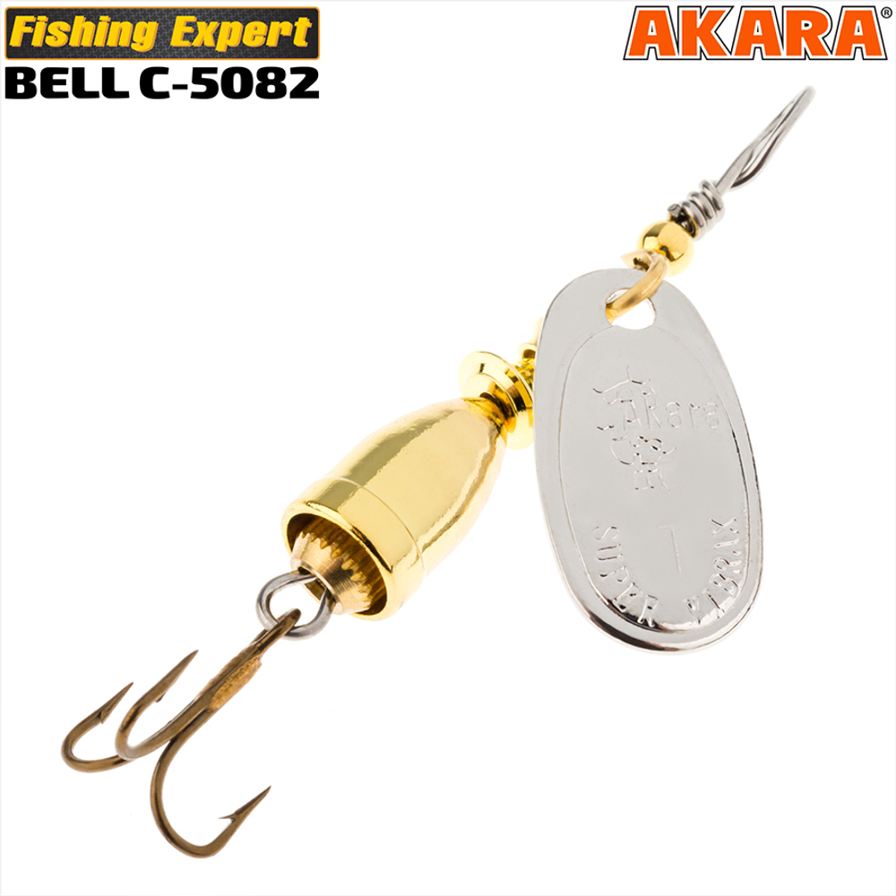 Блесна вращающаяся Akara C-5082 13 гр. 001/Go