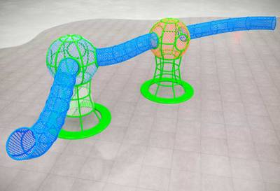 Верёвочные шары с переходом «СфероПарк»