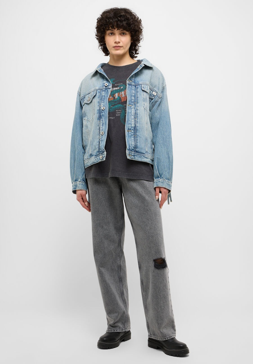 Куртка джинсовая женская MUSTANG Ozark Fringe Jacket