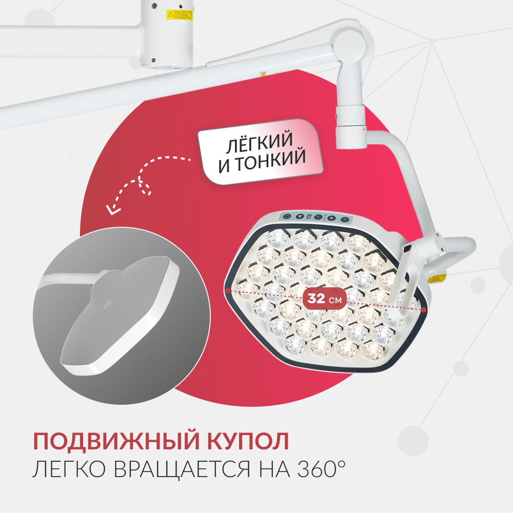 Светильник хирургический медицинский Армед AR-SY320C LED