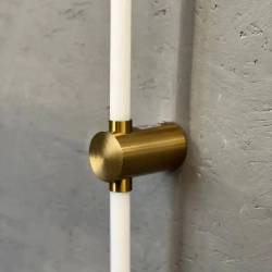 Светильник настенный светодиодный линейный, 3000К, 22Вт, 80см, бронзовый