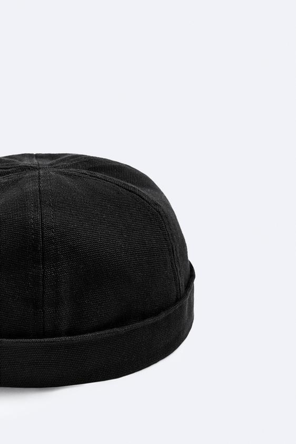 ZARA КЕПКА БЕЗ КОЗЫРЬКА, ЧЕРНЫЙ