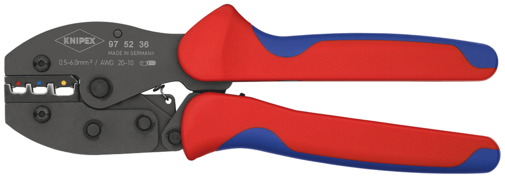 Опрессовочные клещи KNIPEX PreciForce® чернёные 220 мм 975236