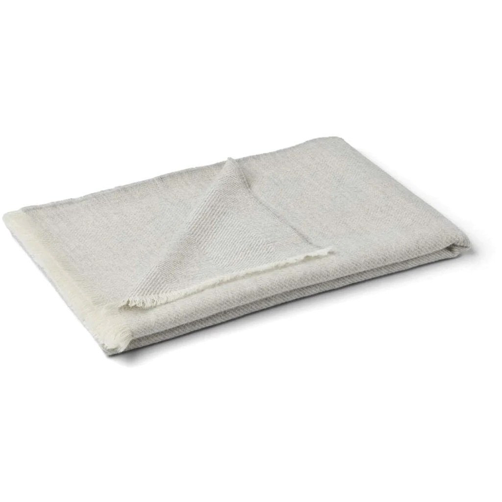 Плед 130х200 Natures Collection Sidsley Herringbone Light Grey светло-серый