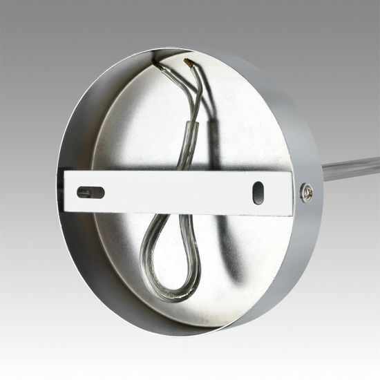 6585/8 MODERNI LN25 56 хром/бежевый, металл/текстиль, стекло Люстра подвесная E14 8*40W 220V ARNIKA