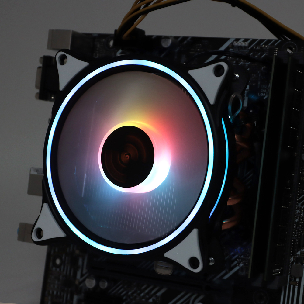 Кулер для CPU TESLA 1040RGB, 1х120мм, 1600rpm, 3-pin, Al+Cu, серебристый-черный-белый/RGB, 51.3CFM, 25.1дБ, 4-PIPE(прямой контакт), TDP 155Вт, INTEL 1700/1200/115x/775/1366, AMD AM5/AM4/AM3(+)/AM2(+)/FM2(+)/FM1/754/940/939 (TSL-1040-RGB)